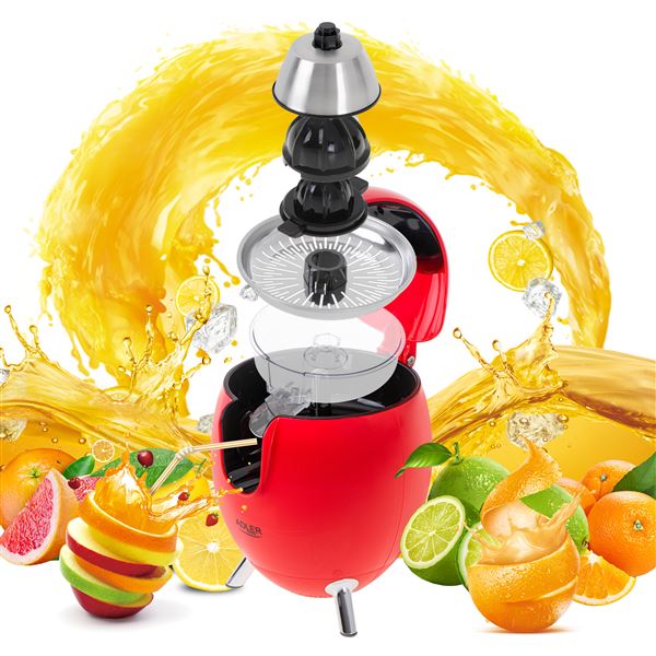 Odšťavovač citrusov Adler AD 4013 červený