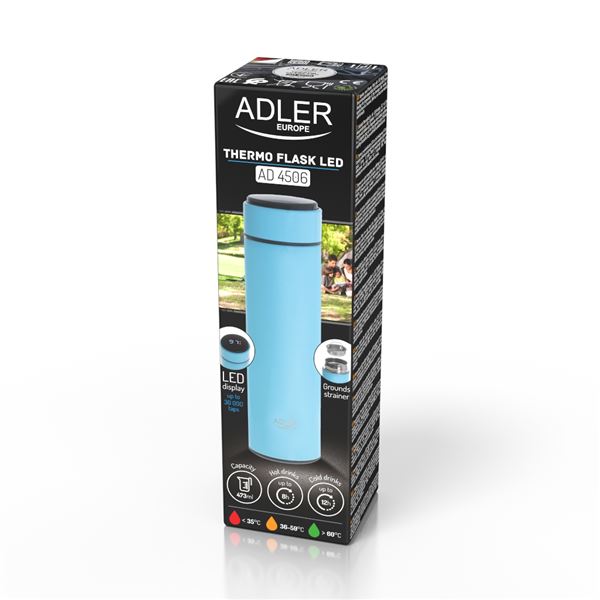 LED termoska Adler AD 4506 modrá