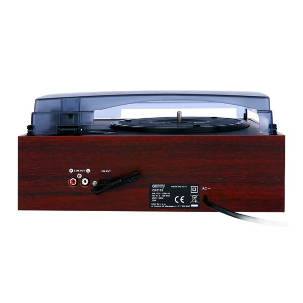 Gramofón Camry CR 1168 s Bluetooth, USB, SD, MP3, nahrávaním
