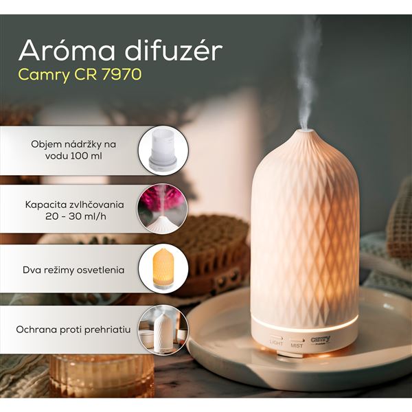 Aróma difuzér Camry CR 7970