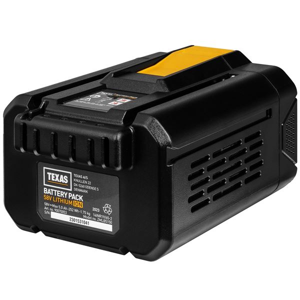 Batria 58V/5.0 Ah TEXAS
